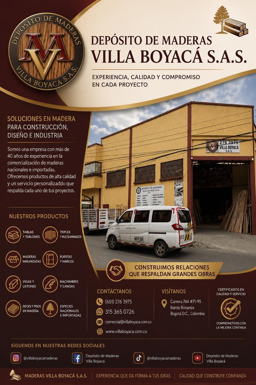 Maderas y servicio