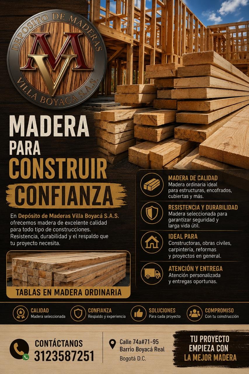 Maderas Villa Boyacá